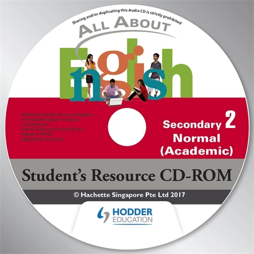 All About English: Secondary 2 Normal (Academic) Student Resource CD-Rom
