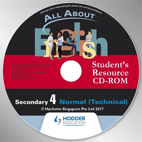 All About English: Secondary 4 Normal (Technical) Student Resource CD