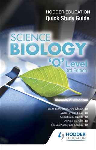 Hodder Education Quick Study Guide Science Biology 'O' Level 3rd Edition